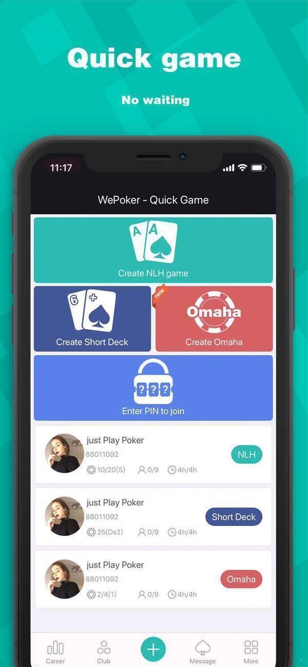wepoker轻量版h5